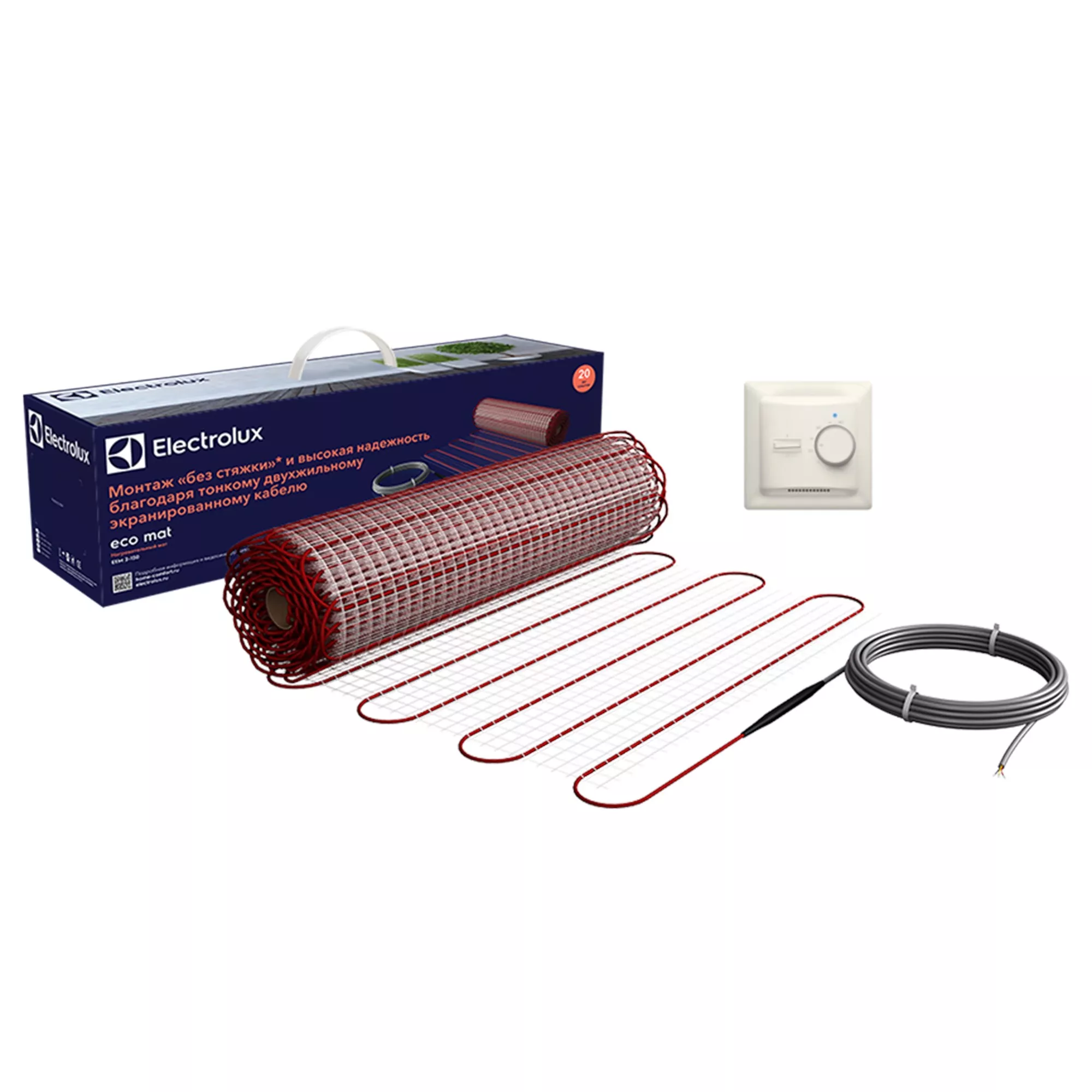 

Мат Electrolux EEM 2-150-1,5 (комплект теплого пола с терморегулятором)