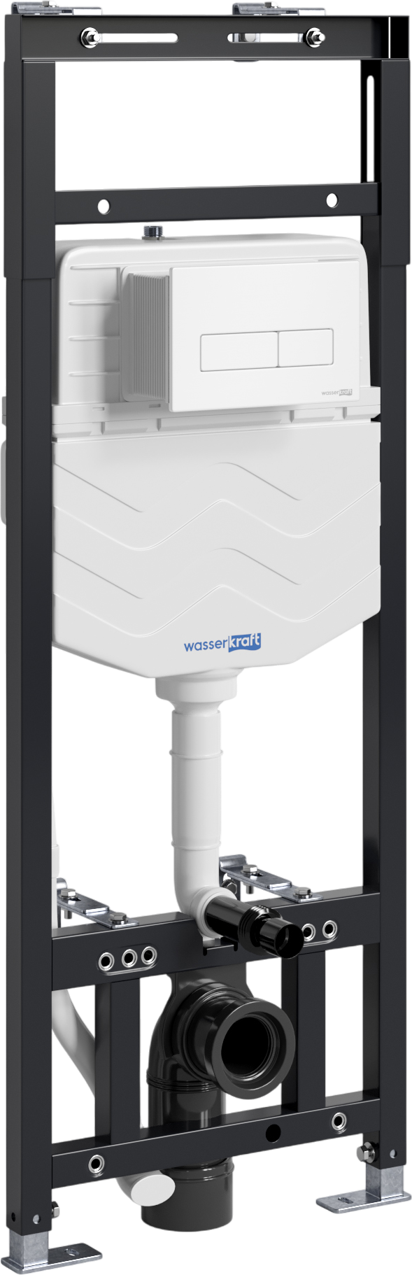 

Система инсталляции для унитазов Wasserkraft Alme 15TLT.010.ME.WM03 с кнопкой смыва матовой белой