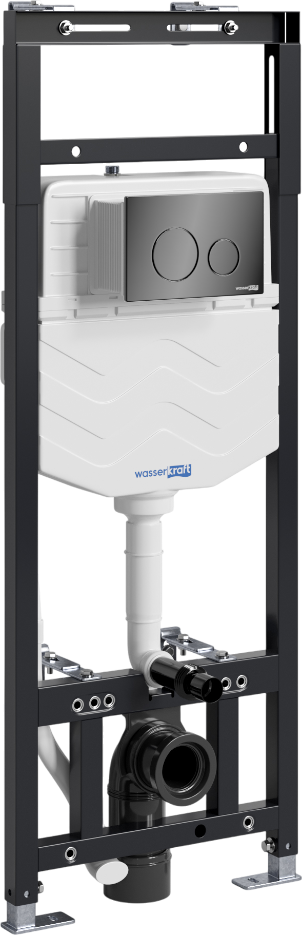 

Система инсталляции для унитазов Wasserkraft Alme 15TLT.010.ME.PB02 с кнопкой смыва черной