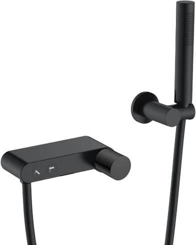 

Смеситель для ванны с душем Boheme Stick черный матовый