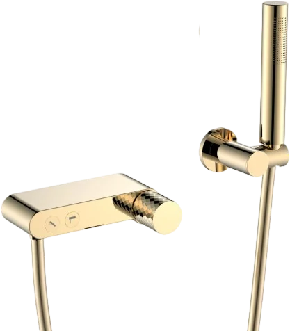 

Смеситель для ванны с душем Boheme Stick золото