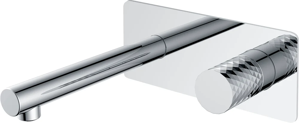 

Смеситель для раковины Boheme Stick c ручкой Diamond, хром глянцевый