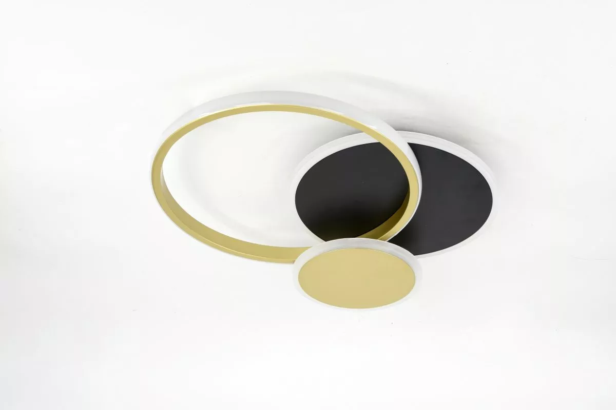 

Потолочный светильник Эра Модерн City CLL-1-60 3K-6,5K RC BK+GD