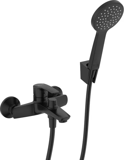 

Смеситель для ванны с душем Iddis Ray RAYBL02i02 черный матовый