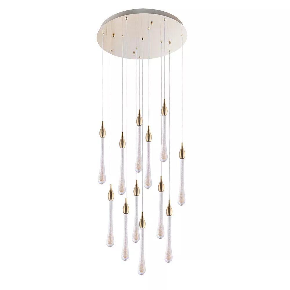 

Каскадная люстра Arte Lamp RAINDROP A1803LM-36PB