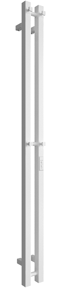 Полотенцесушитель электрический Двин X-2 plaza neo 4657801241055 120x10 см подключение справа слева матовый белый I-образный 11951₽