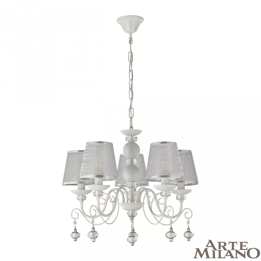 

Подвесная люстра Arte Milano 347620/5 WT+SL