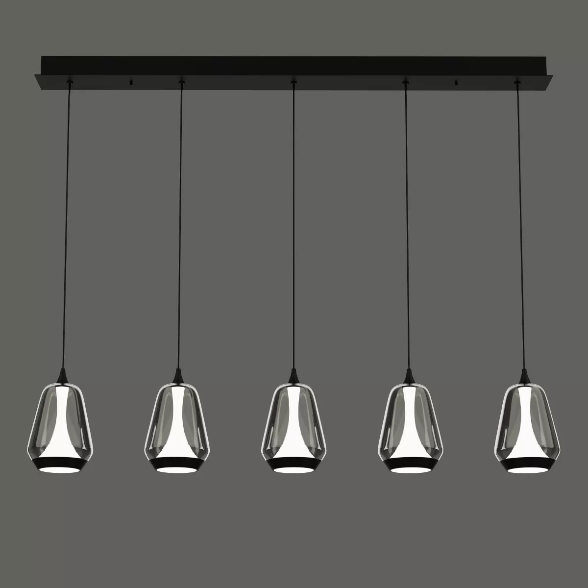 

Подвесной светильник Delight Collection MD24001011-5B black/smoky