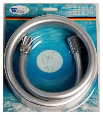 Душевой шланг WeltWasser WW BS 1550 PL серебристо-серый (10000001949)