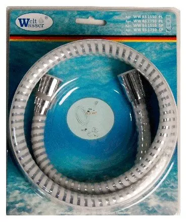 Душевой шланг WeltWasser WW BS 1750 SP серебристо - белый (10000001961)