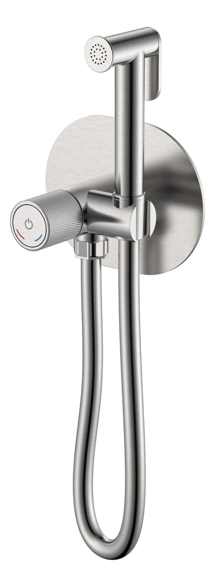 Гигиенический душ Boheme Tech 157-NB со смесителем С ВНУТРЕННЕЙ ЧАСТЬЮ nikel brush 23624₽