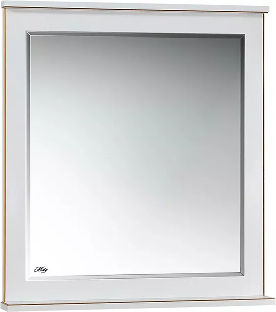 Зеркало Misty Женева 70 белая патина, размер 70, цвет белый П-Жен02070-013 - фото 1