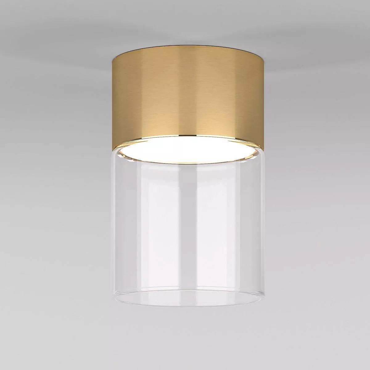

Потолочный светодиодный светильник Elektrostandard Lumen 25047/LED 10W 4000К латунь/прозрачный a064707