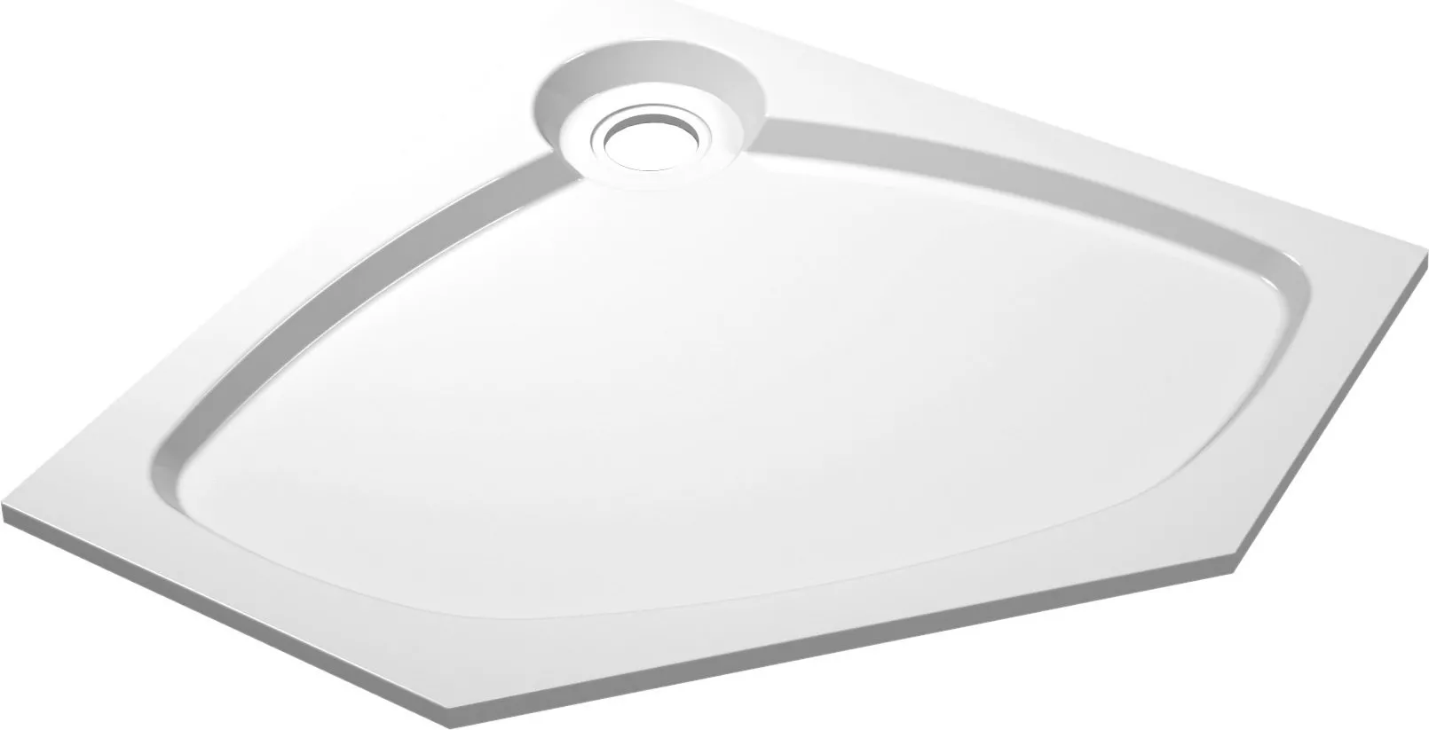 

Поддон для душа Cezares Tray P 90 пятиугольный