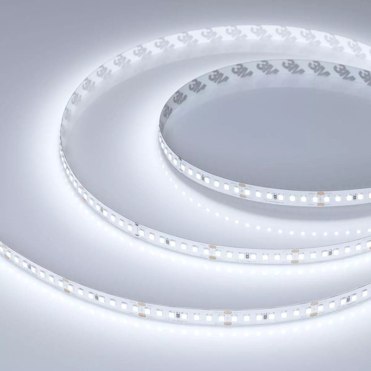 

Светодиодная лента Arlight 17W/m 168Led/m 2835SMD холодный белый 5M UL-A168-10mm 24V White6000 044304