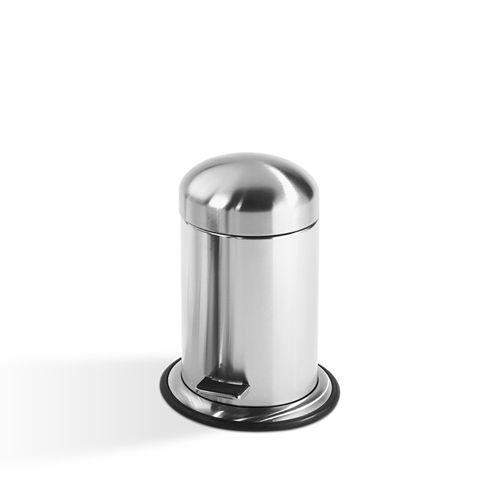 Decor Walther TE 30 Ведро 17xh31см с педалью и крышкой цвет сталь матовая 9041₽