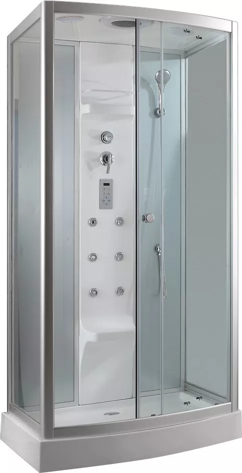 

Душевая кабина Timo Lux 110x95 TL-1501 хром, с гидромассажем