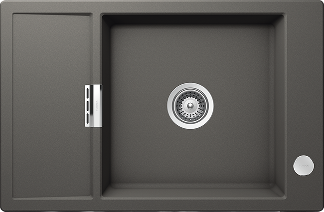 

Мойка кухонная Schock Eton 60D Small Cristadur серебристый камень