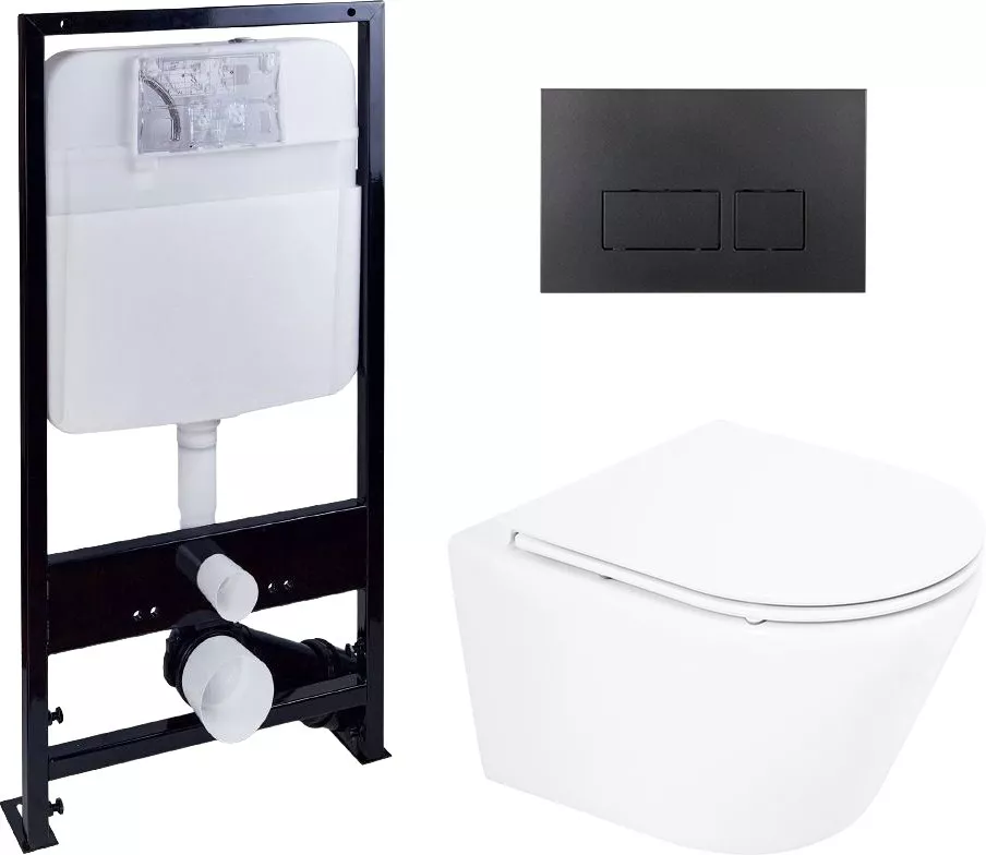 

Комплект Унитаз подвесной BelBagno Tre + Система инсталляции EWRIKA ProLT 0026-2020 + Кнопка смыва EWRIKA 0044 черная матовая