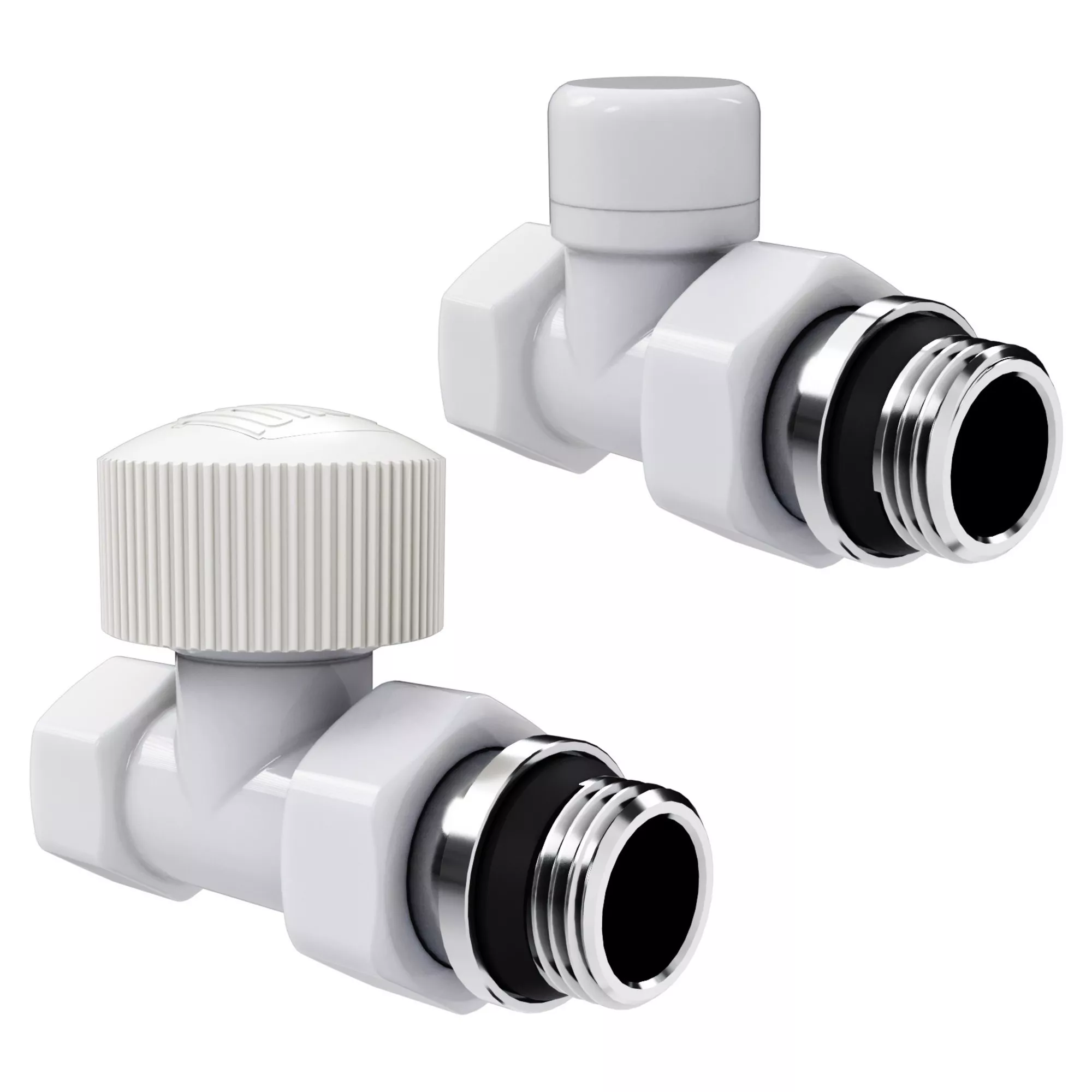 

Набор термостатический прямой Royal Thermo Design 1/2М30х1,5 (Белый)