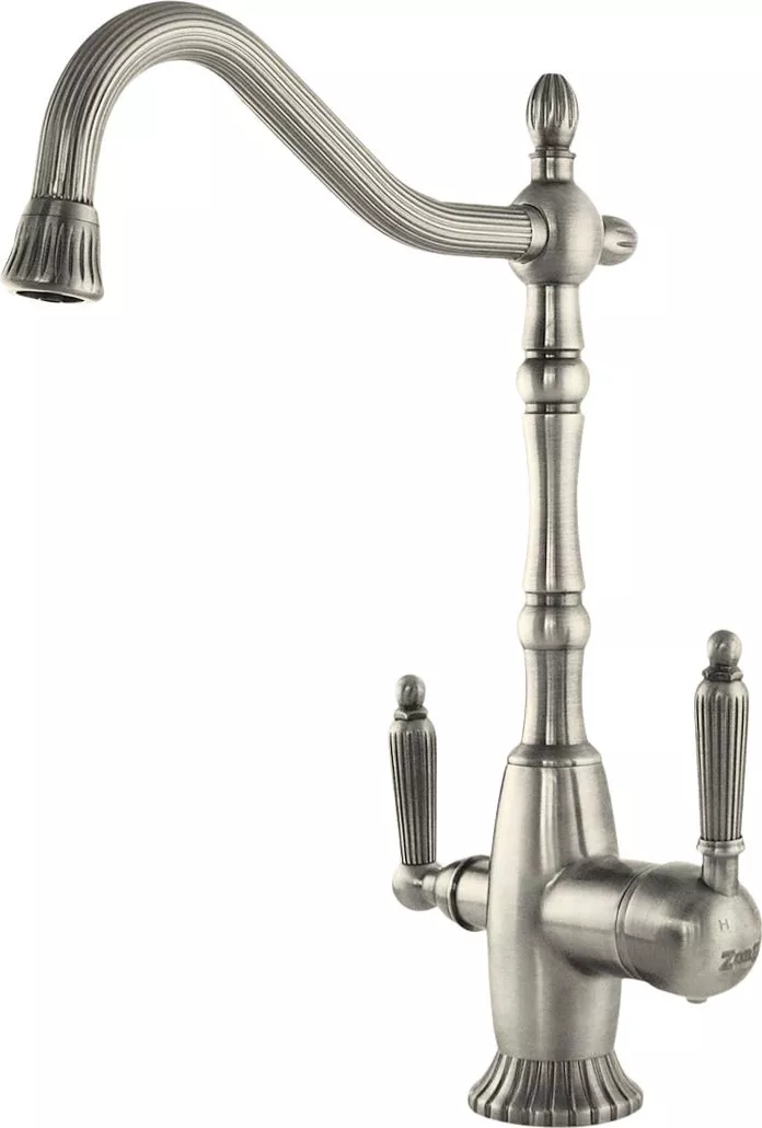 

Смеситель Zorg Sanitary ZR 349 YF Satin для кухонной мойки, Хром