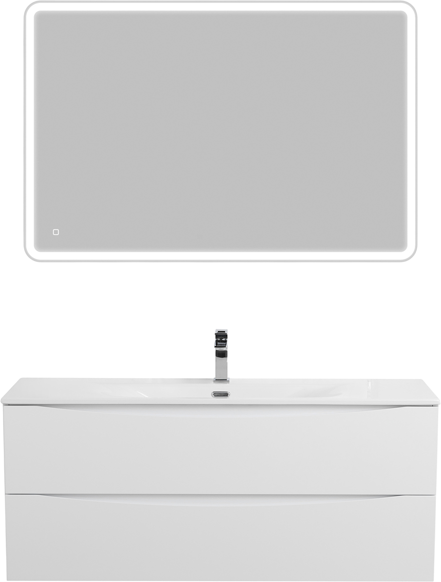 

Мебель для ванной комнаты BelBagno Marino-cer-n 120 подвесная, bianco opaco