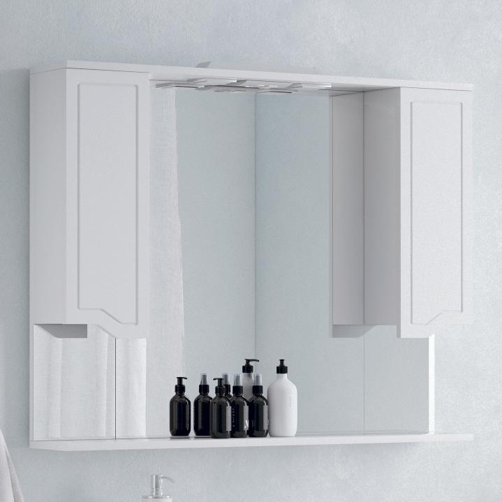 

Зеркало Corozo Мирра 105/С белое