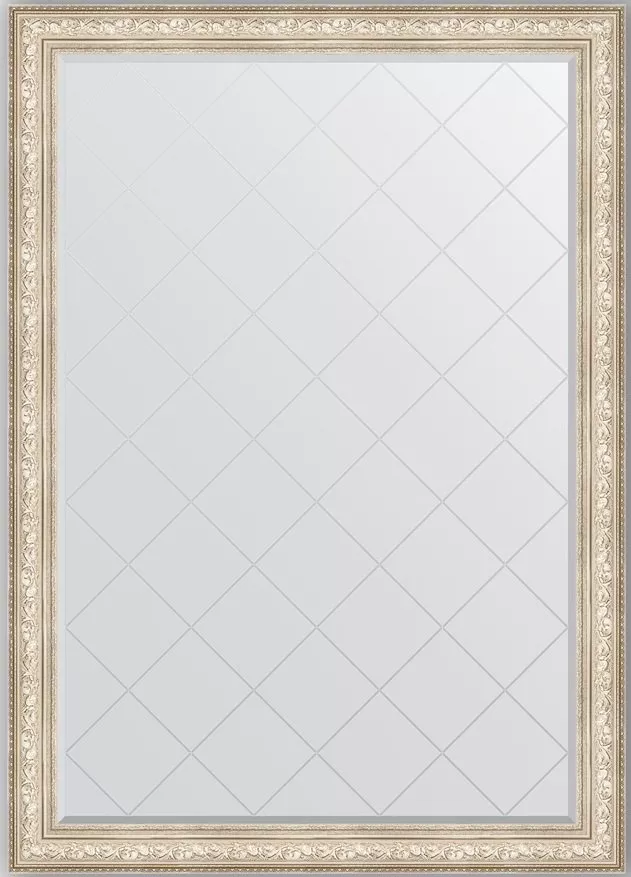 

Зеркало Evoform Exclusive 135х190 Виньетка серебро