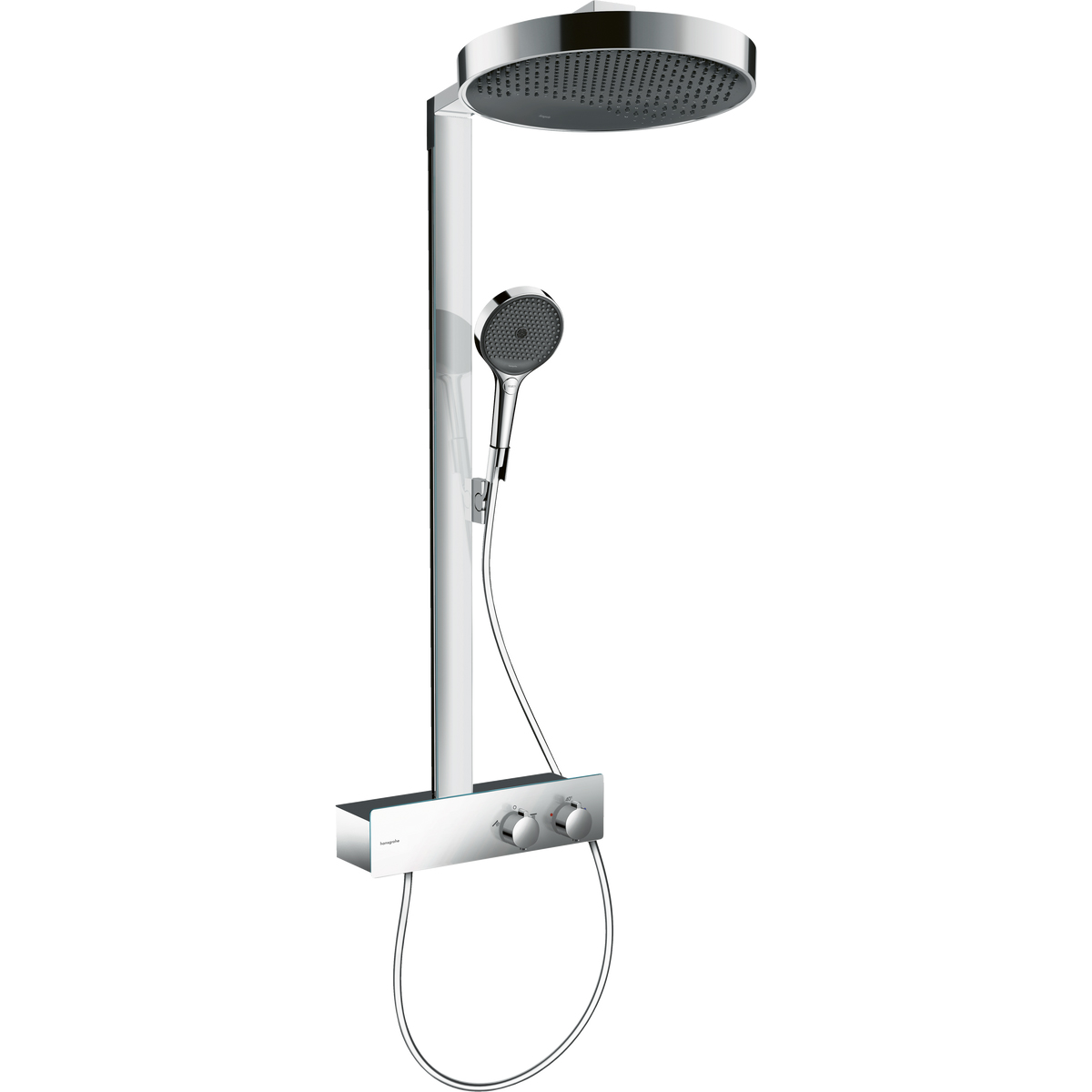

HG Rainfinity Showerpipe 360 1jet с термостатом ShowerTablet 350, хром
