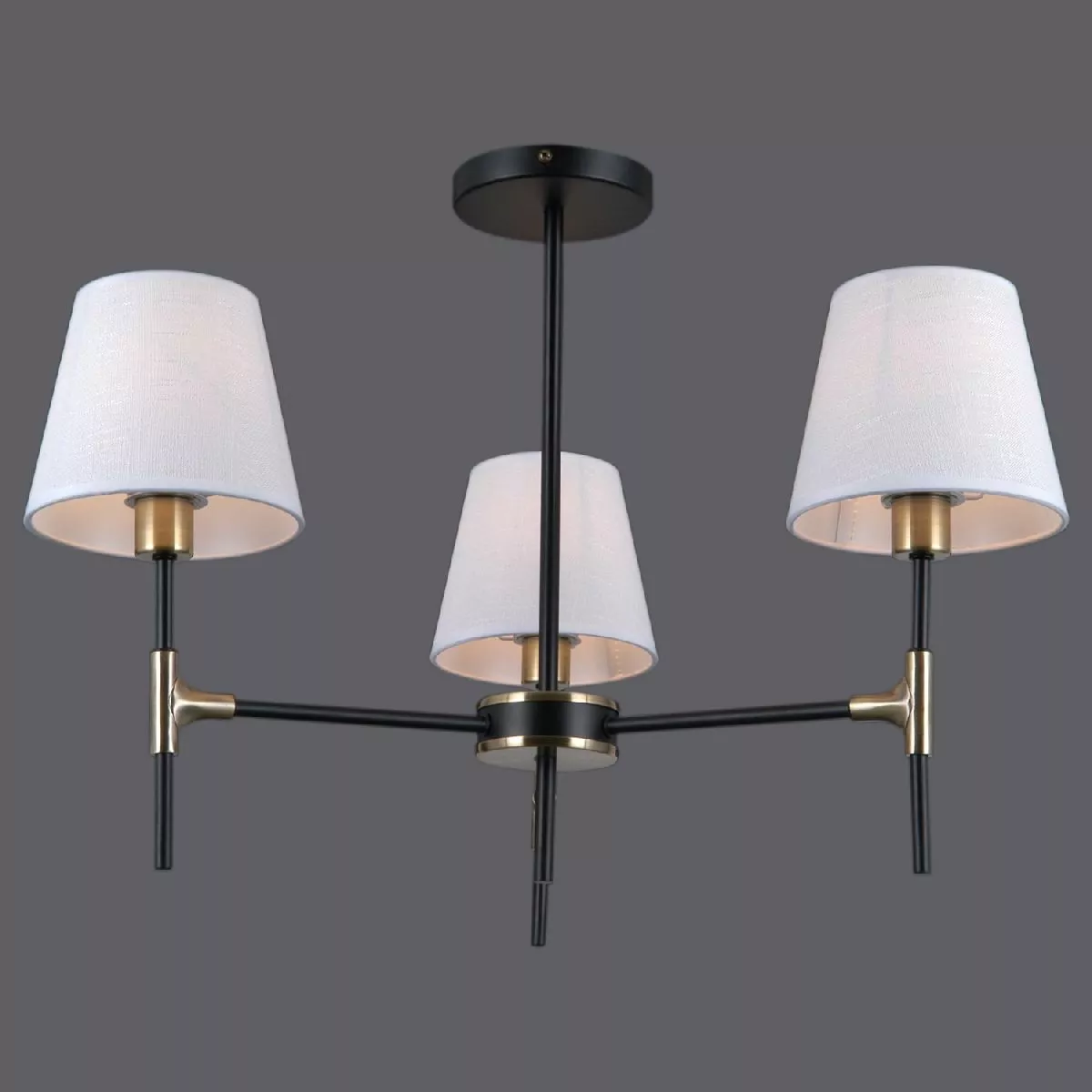 

Люстра на штанге Illumico IL0185-3CSQ-24 BK AB CASTOR