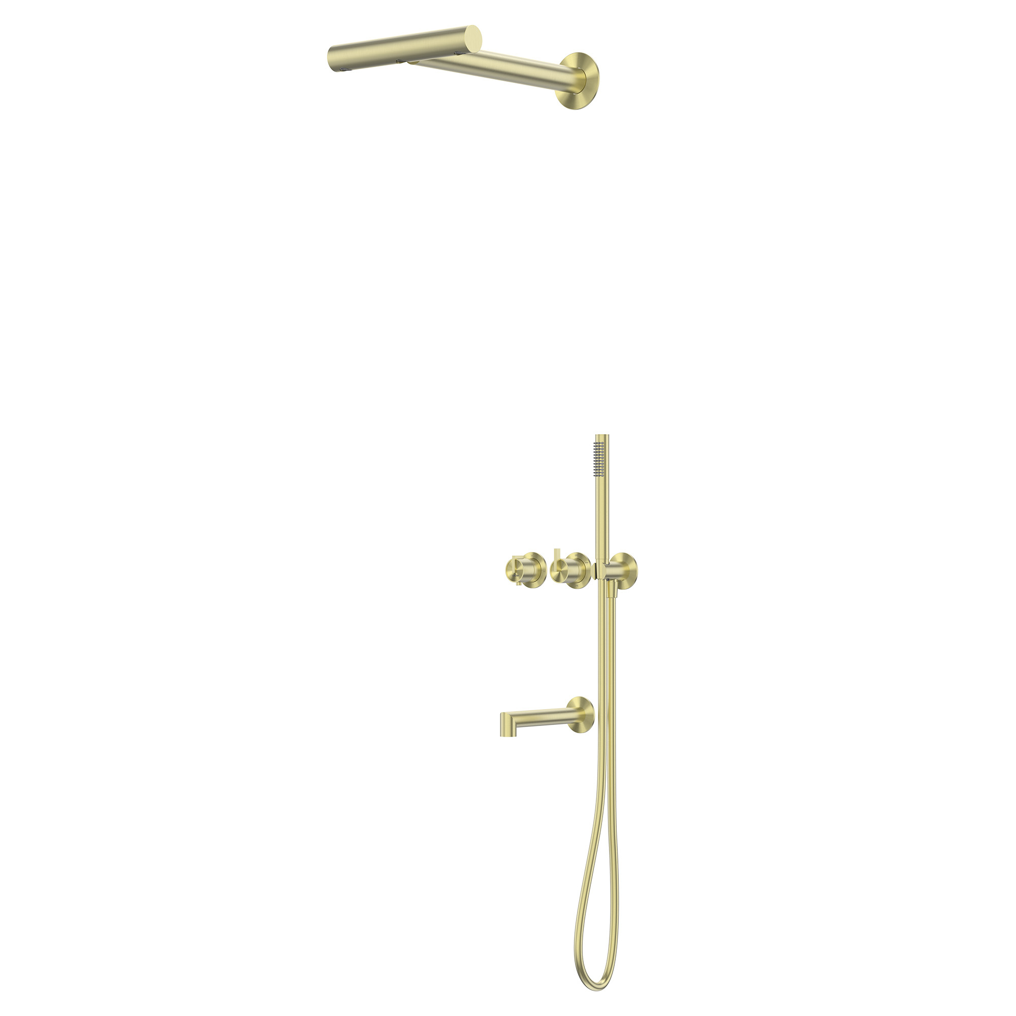 

Душевой комплект Abber Perfekte 316 AF8A50BG С ВНУТРЕННЕЙ ЧАСТЬЮ, брашированное золото