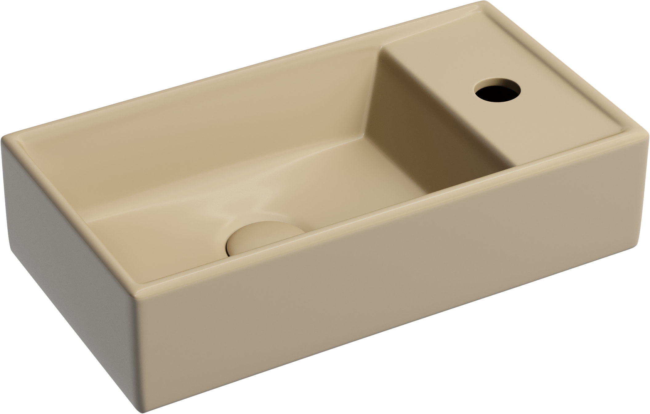 

Раковина маленькая в туалет Ceramicanova Element CN6051LMC капучино матовый