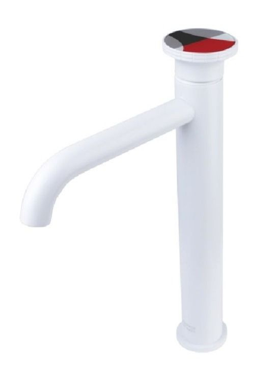 

Смеситель для раковины Bronze de Luxe 9008W-R, белый/красный