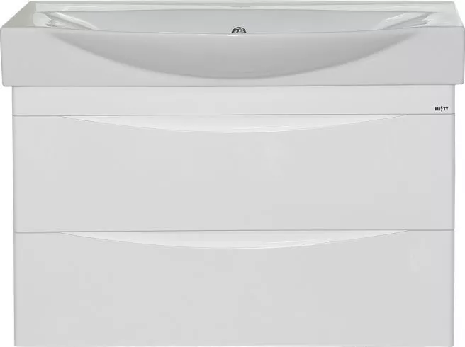 

Тумба с раковиной Misty Элвис 85 подвесная, белая