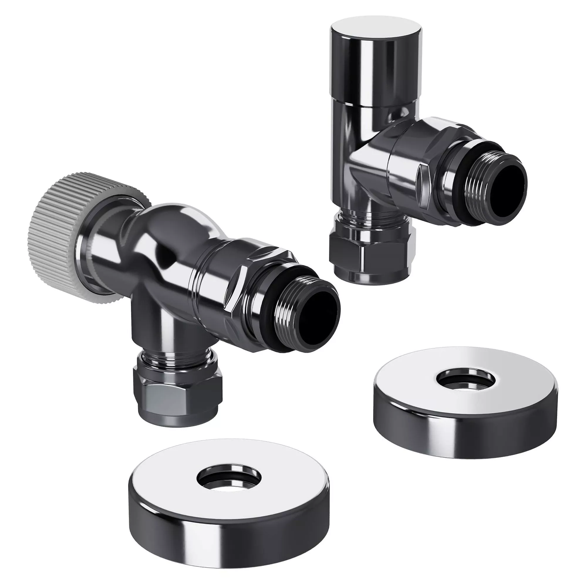 

Набор термостатический осевой Royal Thermo Design Pro 15мм М30х1,5 (Хром)