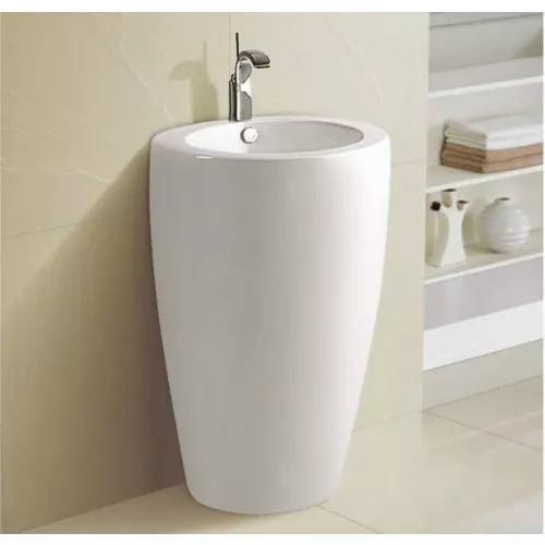 

WW SK Арт. MERZBACH 007 GL-WT Раковина напольная белая глянец