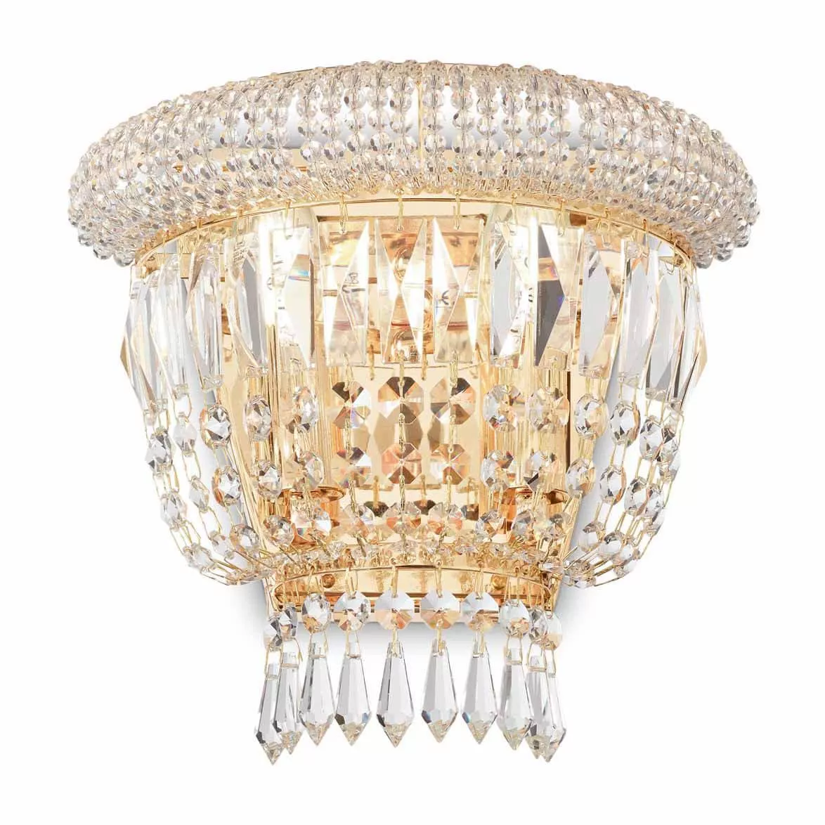 

Настенный светильник Ideal Lux Dubai AP2 Ottone 201023