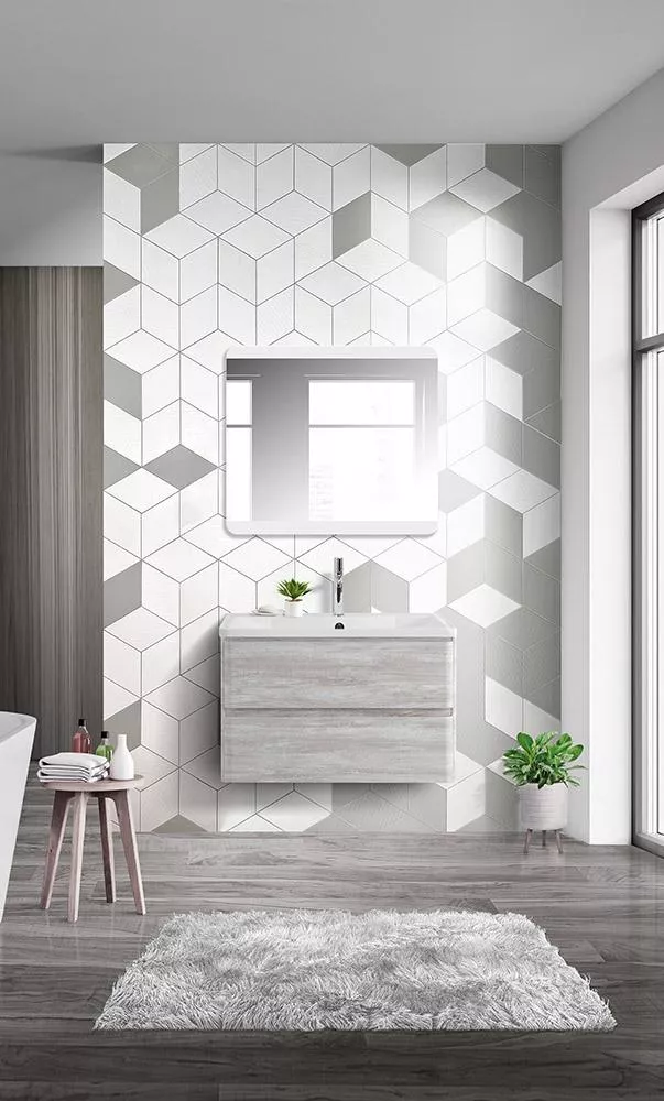 

Комплект мебели BelBagno Albano 80 светлое дерево