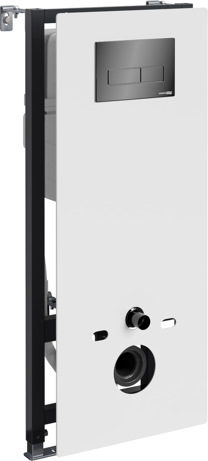 

Система инсталляции для унитазов Wasserkraft Abens 20TLT.010.ME.WH.PB03 с кнопкой смыва черной