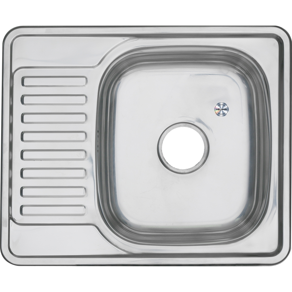 

Мойка кухонная Melana 5848 U 0,6/160 серебристая