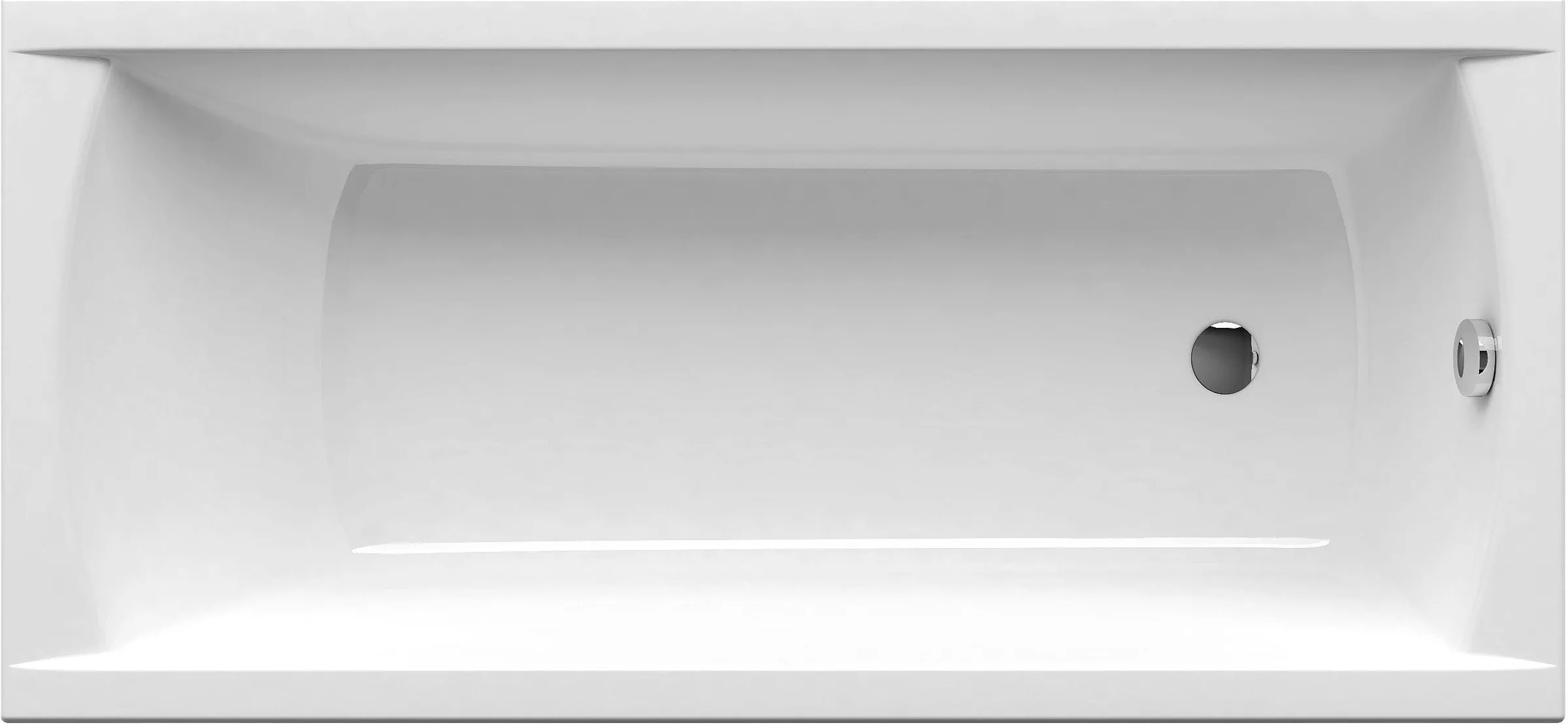 Акриловая ванна Ravak Classic 160x70 см (C531000000), цвет белый - фото 1
