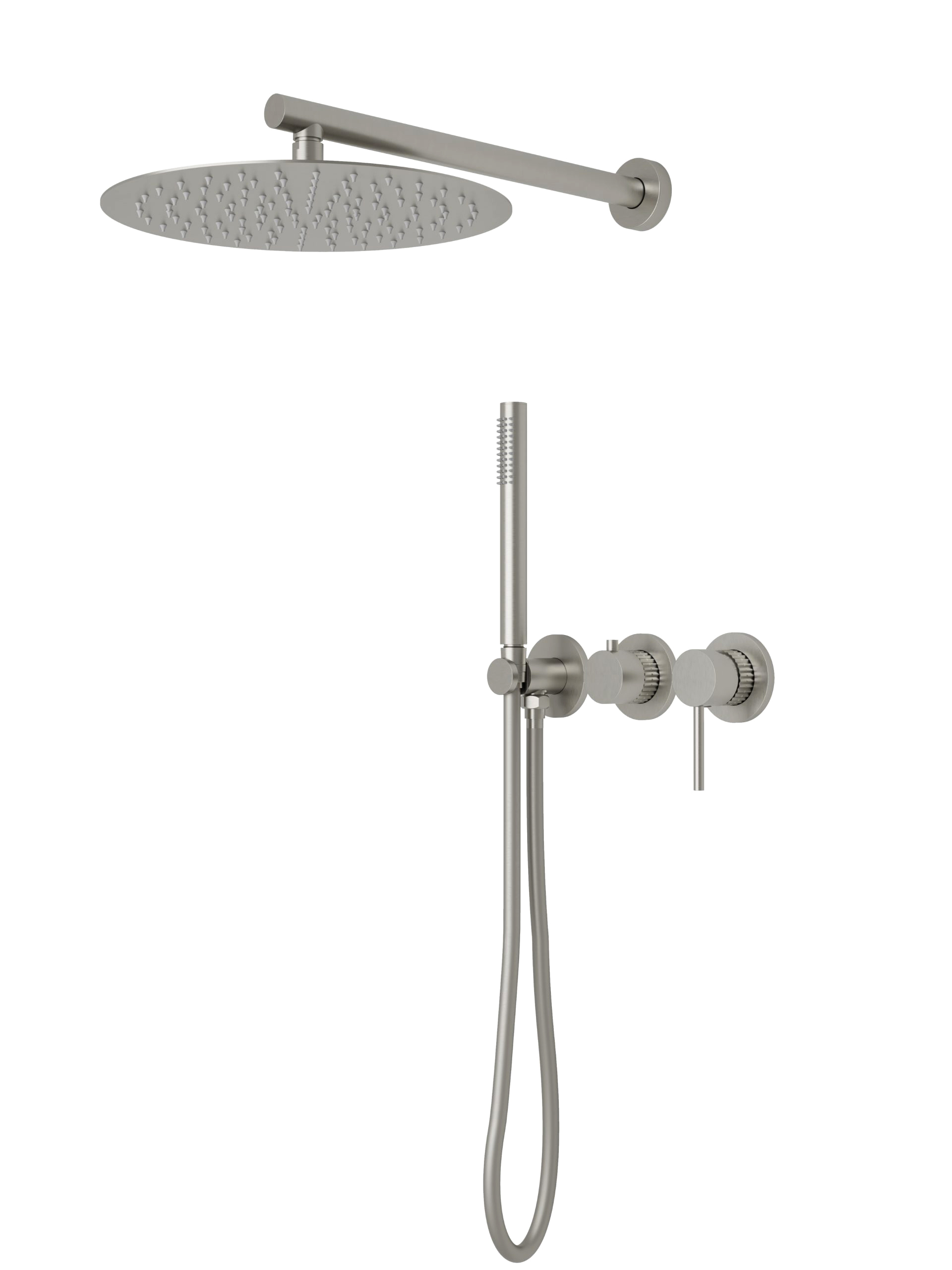 

Душевой комплект Vincea Groove VSFW-4G01BN С ВНУТРЕННЕЙ ЧАСТЬЮ, брашированный никель