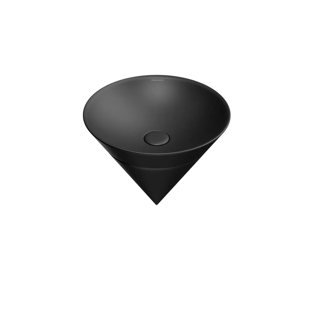 

Раковина встраиваемая Kerama Marazzi Cono 44 черный матовый (CO.wbi.44\BLK.M)