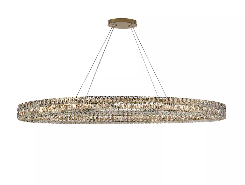 

Подвесные люстры Newport 8550/160 C oval gold polished М0071311