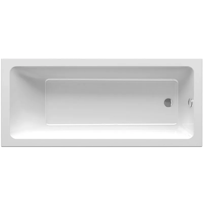 

Акриловая ванна Ravak 10° Slim 170x75 белая, без гидромассажа