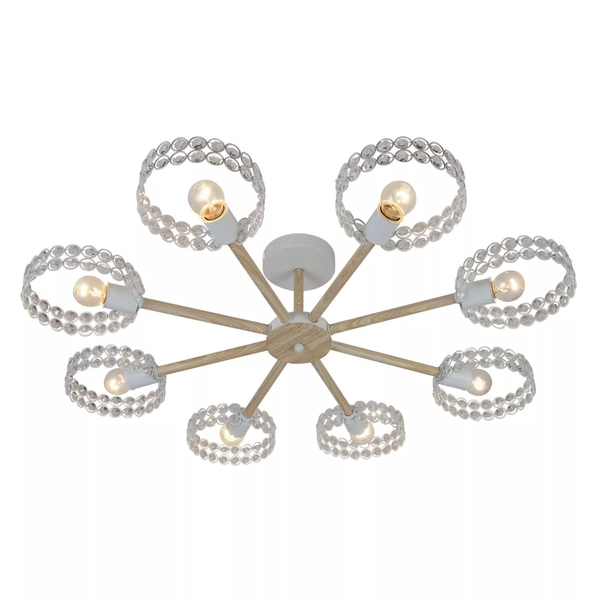 

Люстра на штанге Escada Banjo 679/8P White