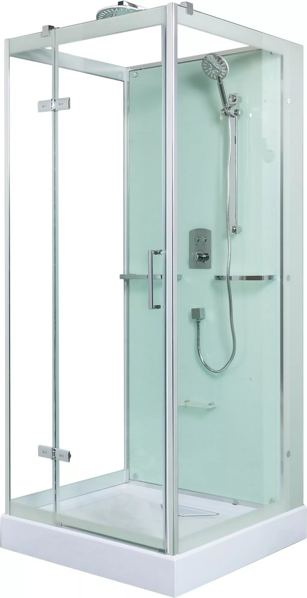 

Душевая кабина Weltwasser WW1000 Maine-1 100x100 L 10000001068 профиль хром, стекло прозрачное