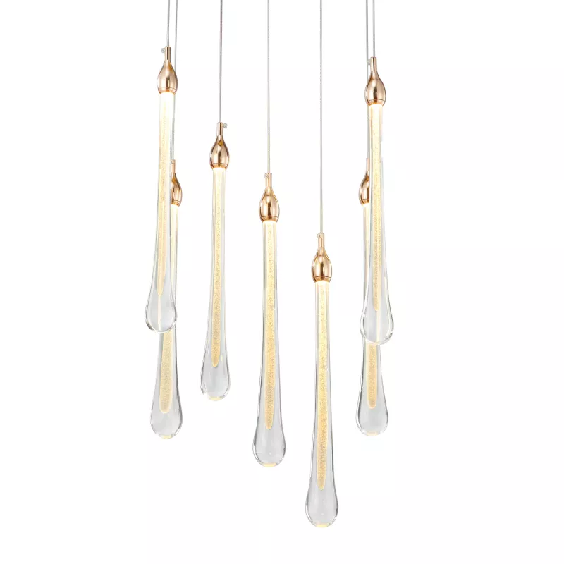 

Подвесной светильник Delight Collection Teardrop OM801670-7-G