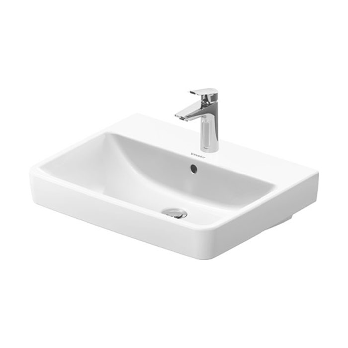 DURAVIT Duravit No1 Умывальник 600 х 460 мм с переливом с отверстием под смеситель белый 14973₽