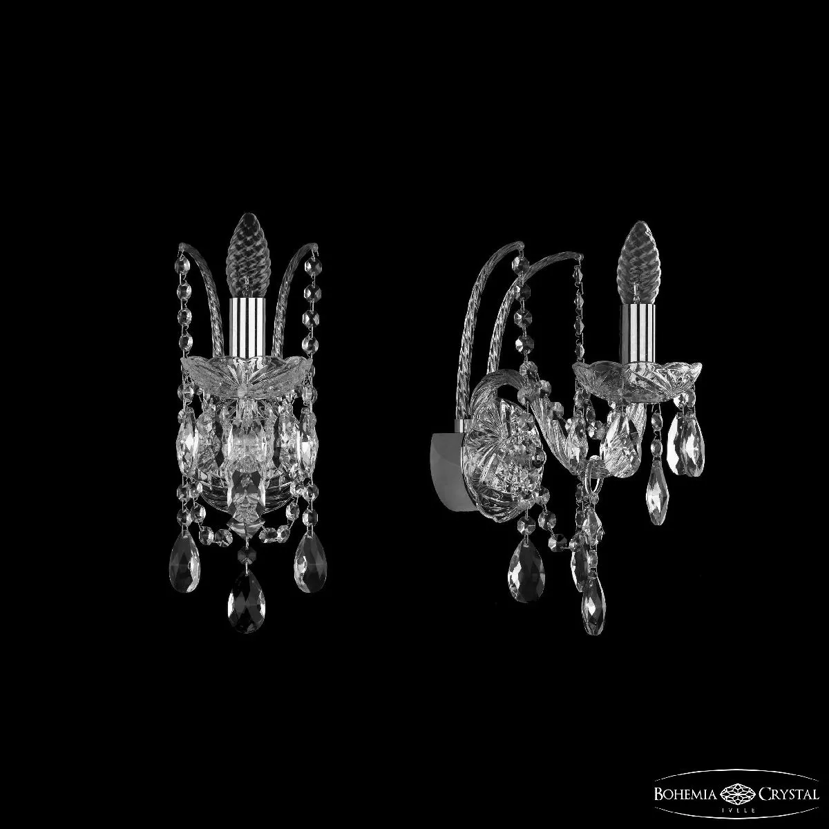 

Бра Bohemia Ivele Crystal 1411B/1/141 Ni